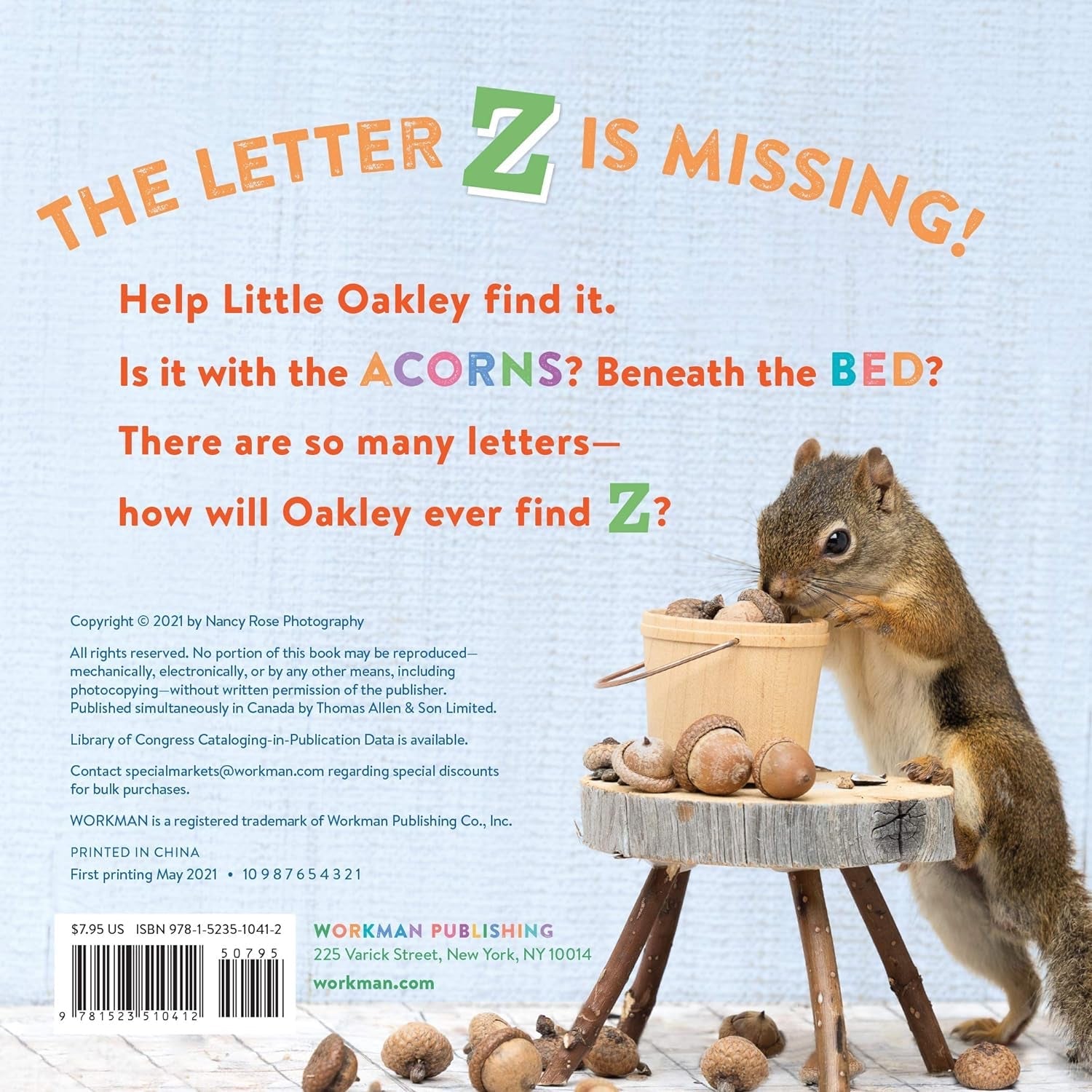 Oakley the Squirrel: The Search for Z: A Nutty Alphabet Book