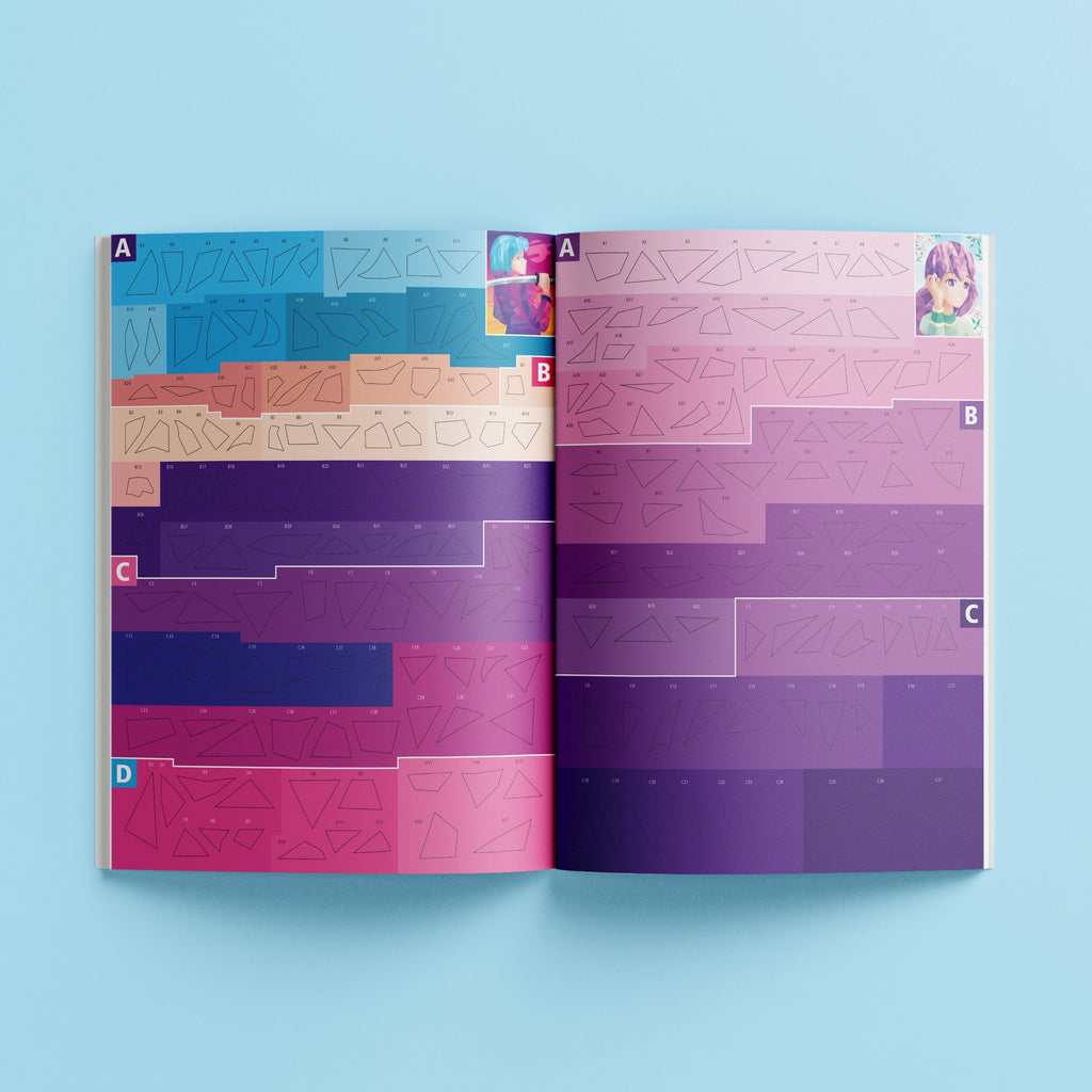 Kaleidoscope Sticker Mosaics Manga