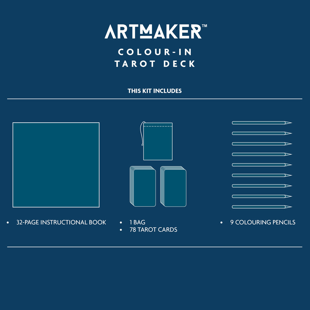 Art Maker Masterclass Collection: Tarot Card Colouring