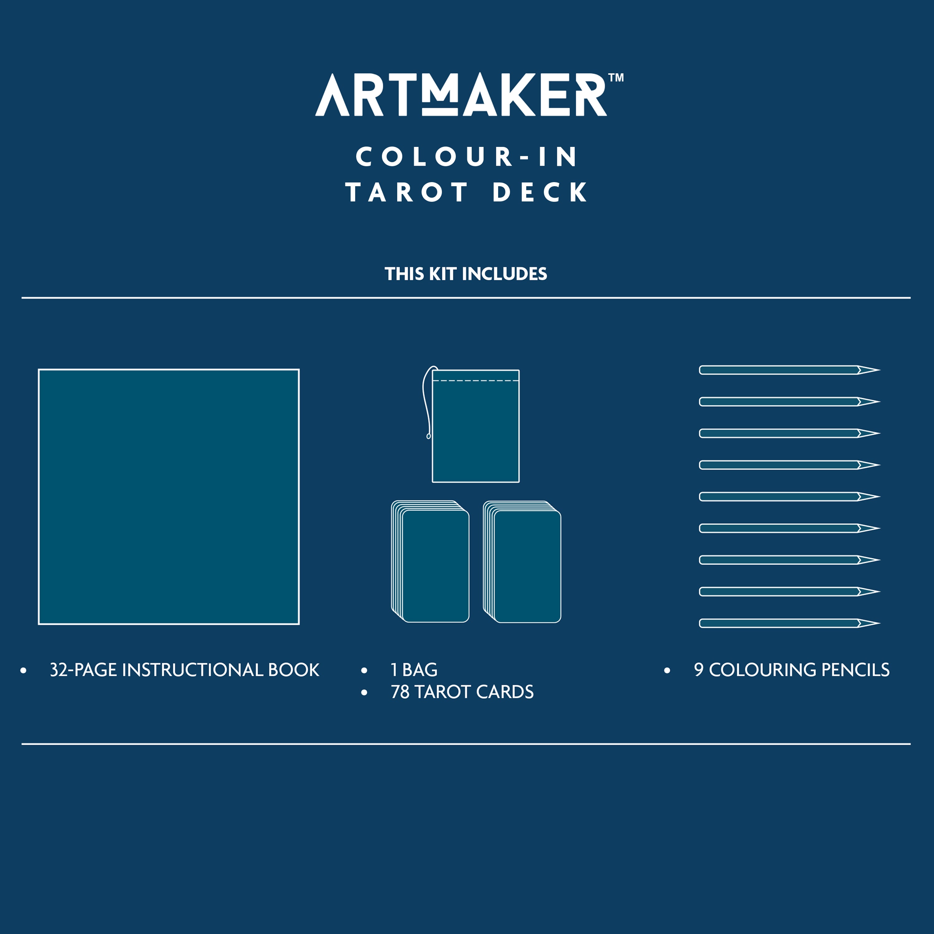 Art Maker Masterclass Collection: Tarot Card Colouring