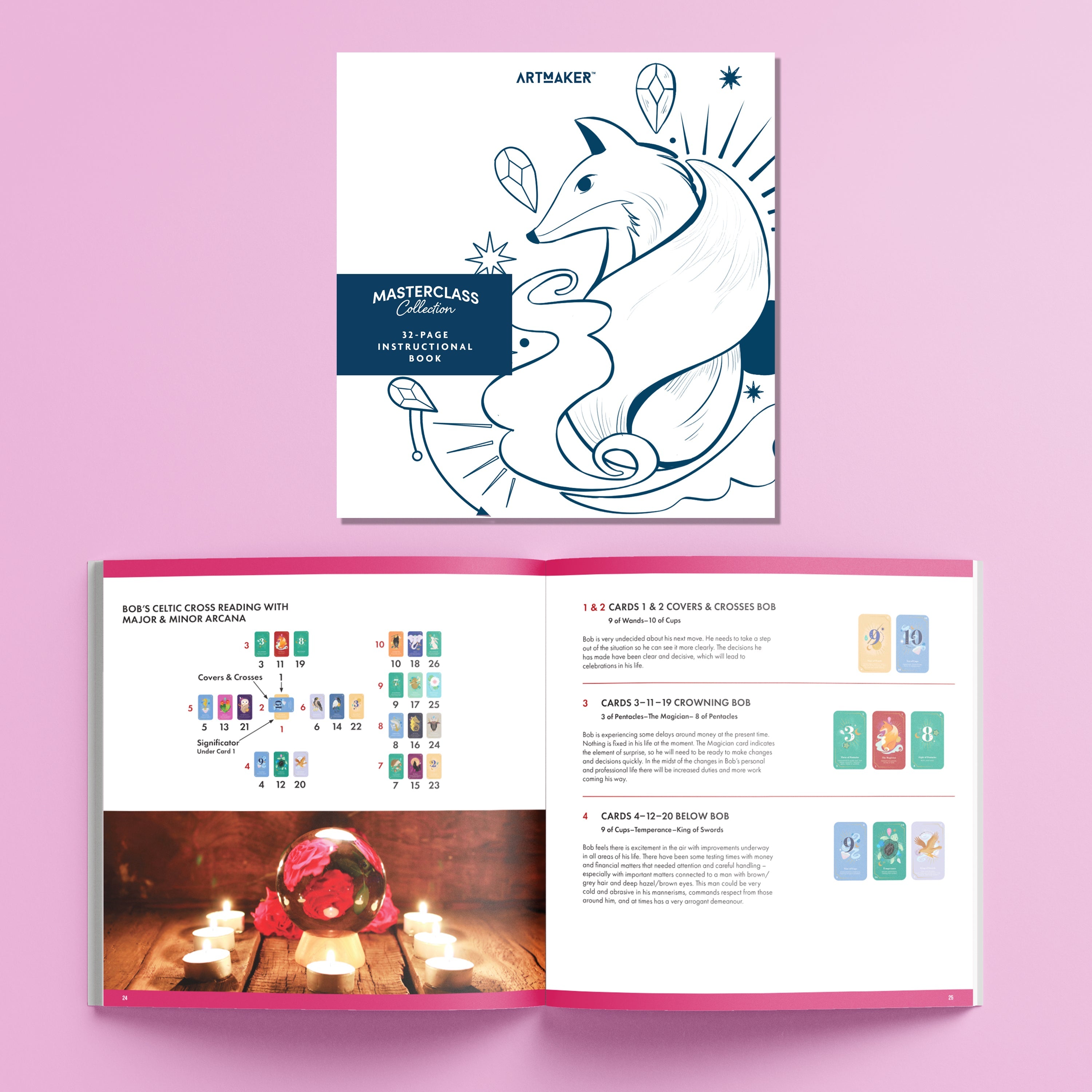 Art Maker Masterclass Collection: Tarot Card Colouring