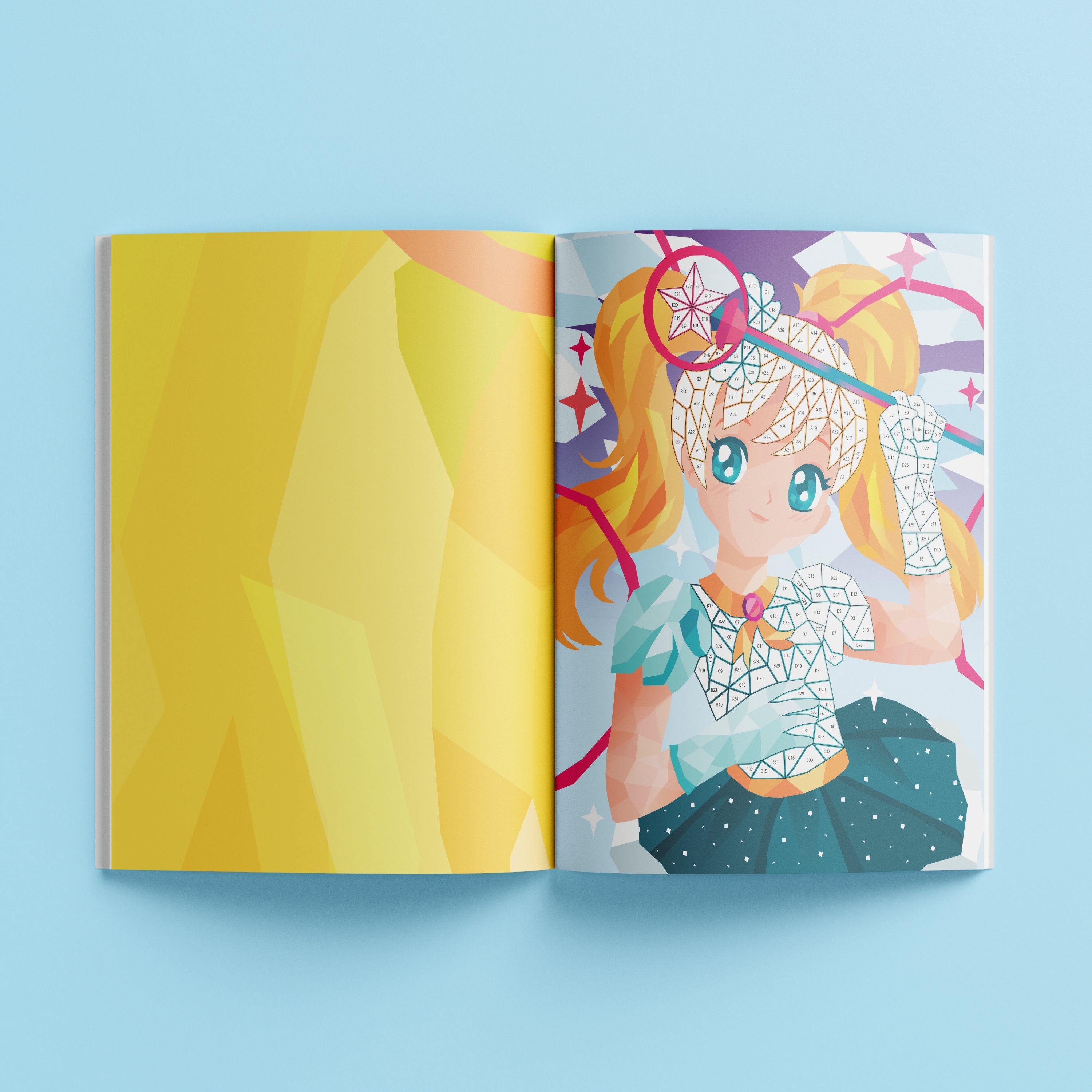 Kaleidoscope Sticker Mosaics Manga