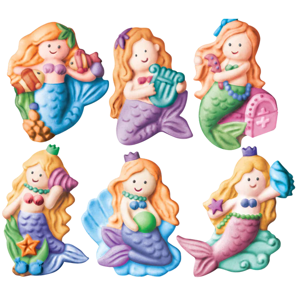 Art Star Mould and Paint Plaster Mermaid Kit Makes 6