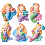 Art Star Mould and Paint Plaster Mermaid Kit Makes 6