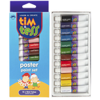 Tim & Tess Poster Paint Set 12 x 12ml Tubes