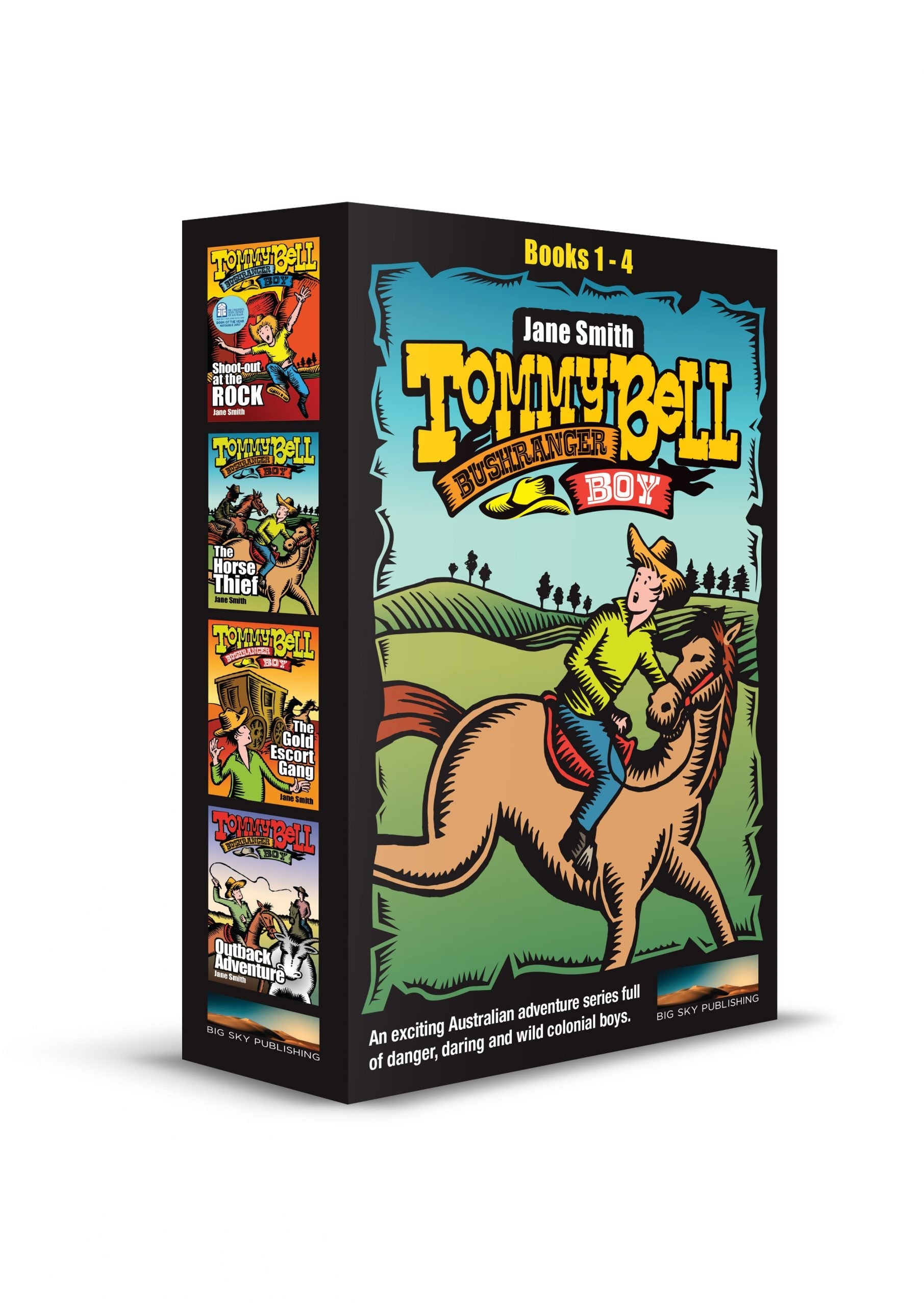 TOMMY BELL BUSHRANGER BOY BOX SET – BOOKS 1 – 4