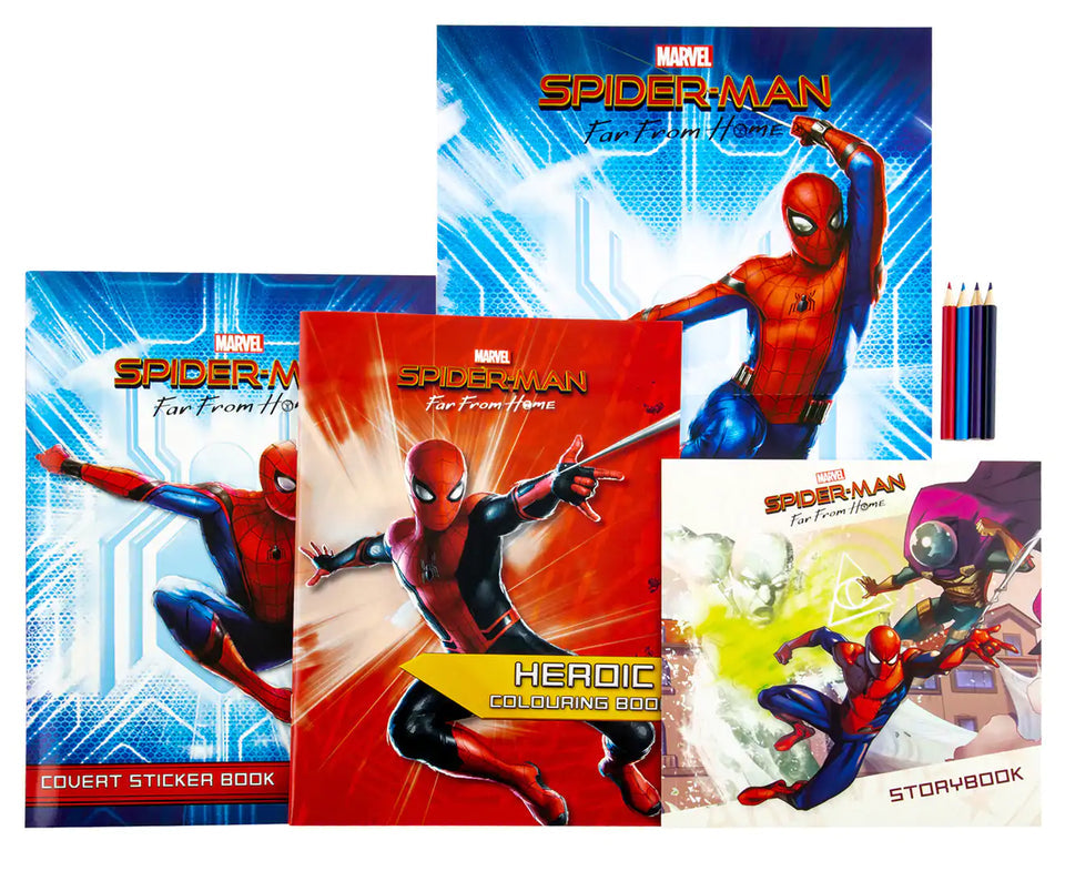 SPIDER-MAN FAR FROM HOME COLOUR & ACTIVITY BOX