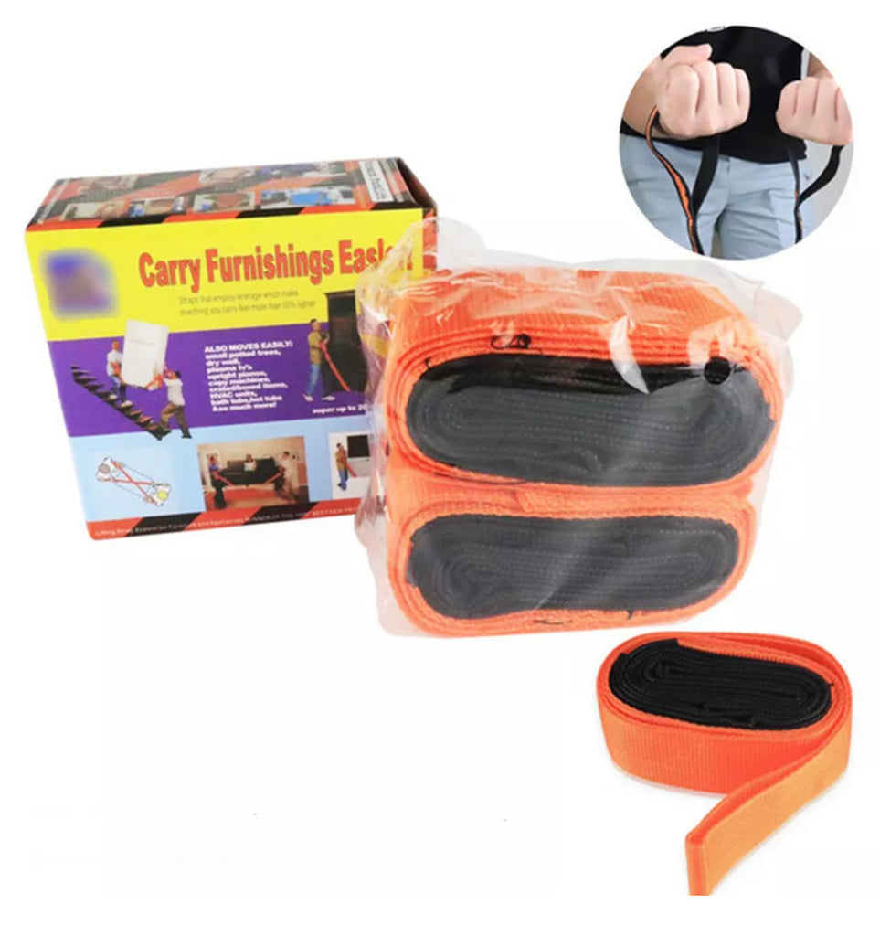 ADJUSTABLE FOREARM CARGO CARRY BELT LIFTING MOVING STRAPS FORKLIFT FURNITURE