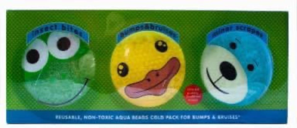 MY COOL BUDDIES IS A RANGE OF AQUA GEL BEAD COLD PACKS DESIGNED JUST FOR KIDS.