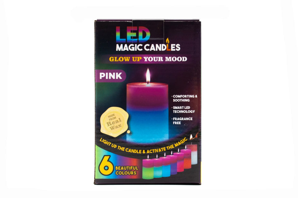 LED MAGIC CANDLE - PINK