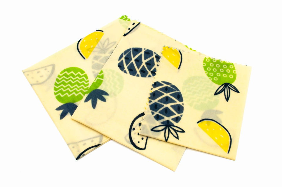 BEESWAX REUSABLE FOOD WRAP 3 PCE SET