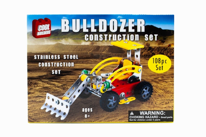 Construction 3-Set Race Car, Heli, Dozer