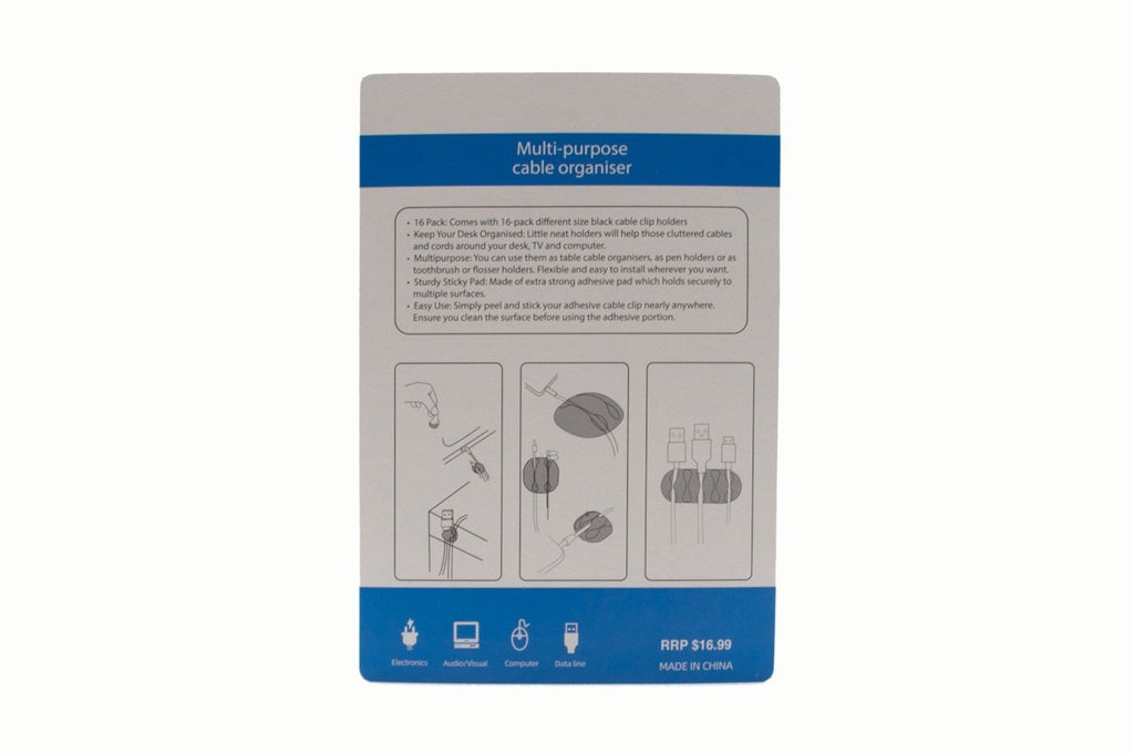 Cord & Cable Organizer Set