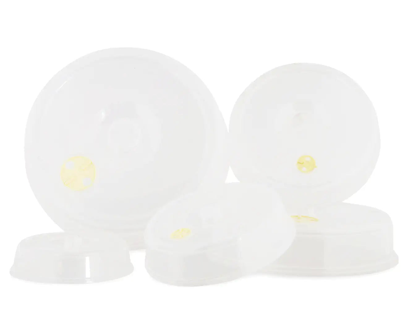 Set of 5 Microwave Covers - Transparent