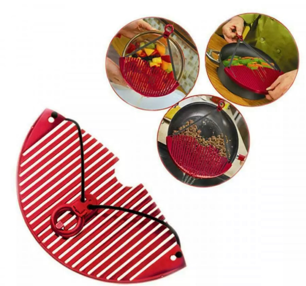 Better Strainer Large Expandable Strainer Lock on Sieve Colander Water Filter