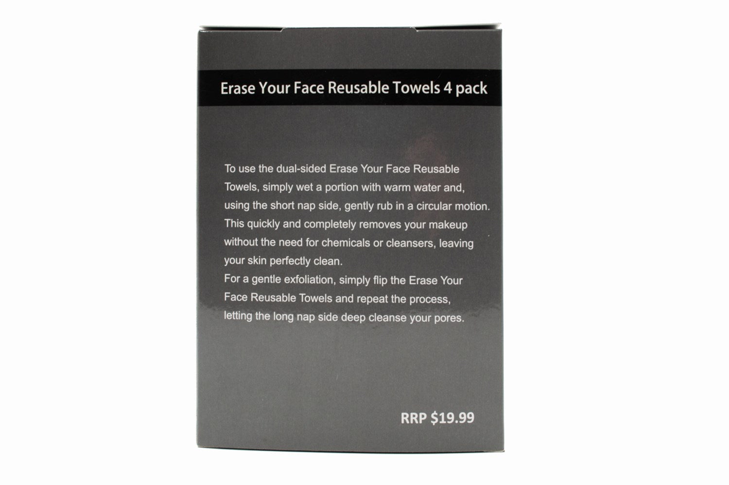 Erase Your Face Reusable Towels 4 pack