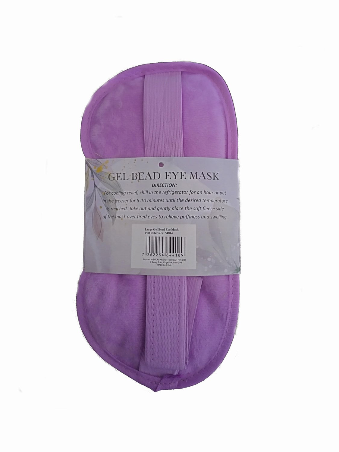 Purple Gel Bead Eye Mask