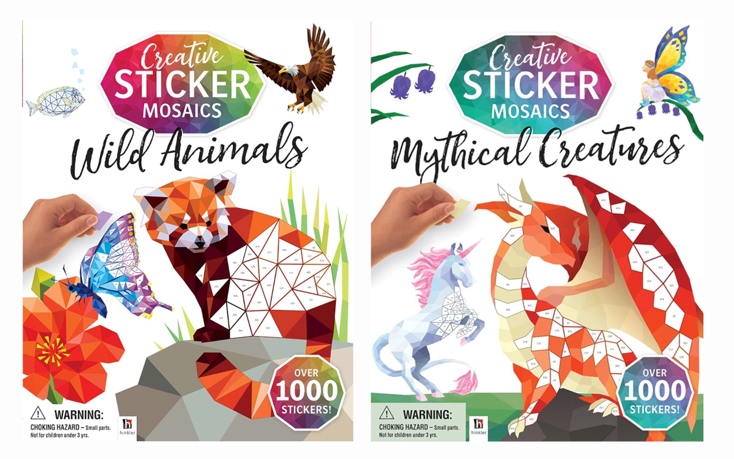 Creative Sticker Mosaics Set of 2