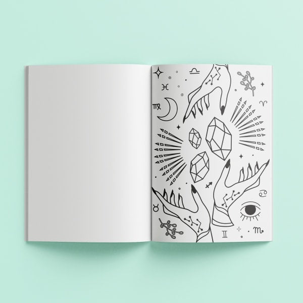 Art Maker Tarot Colouring Book