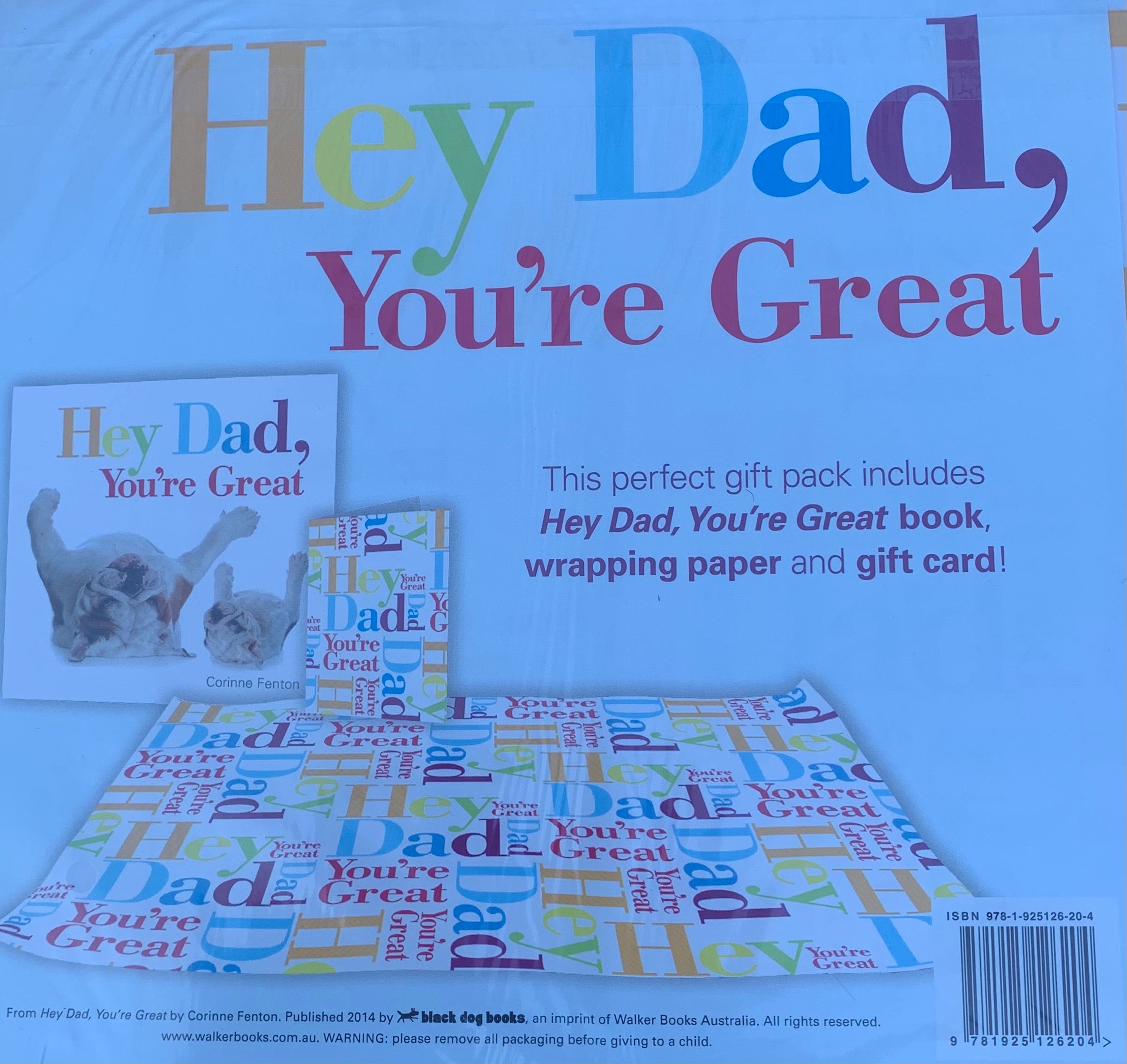 Hey dad your great book set