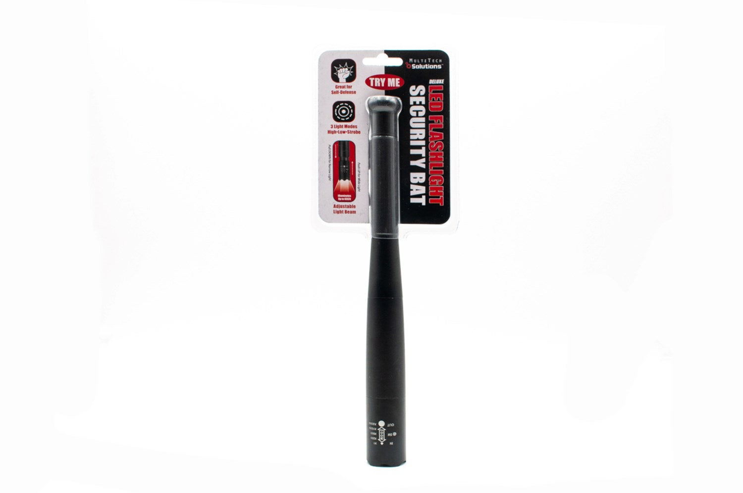 Deluxe LED Flashlight Security Bat