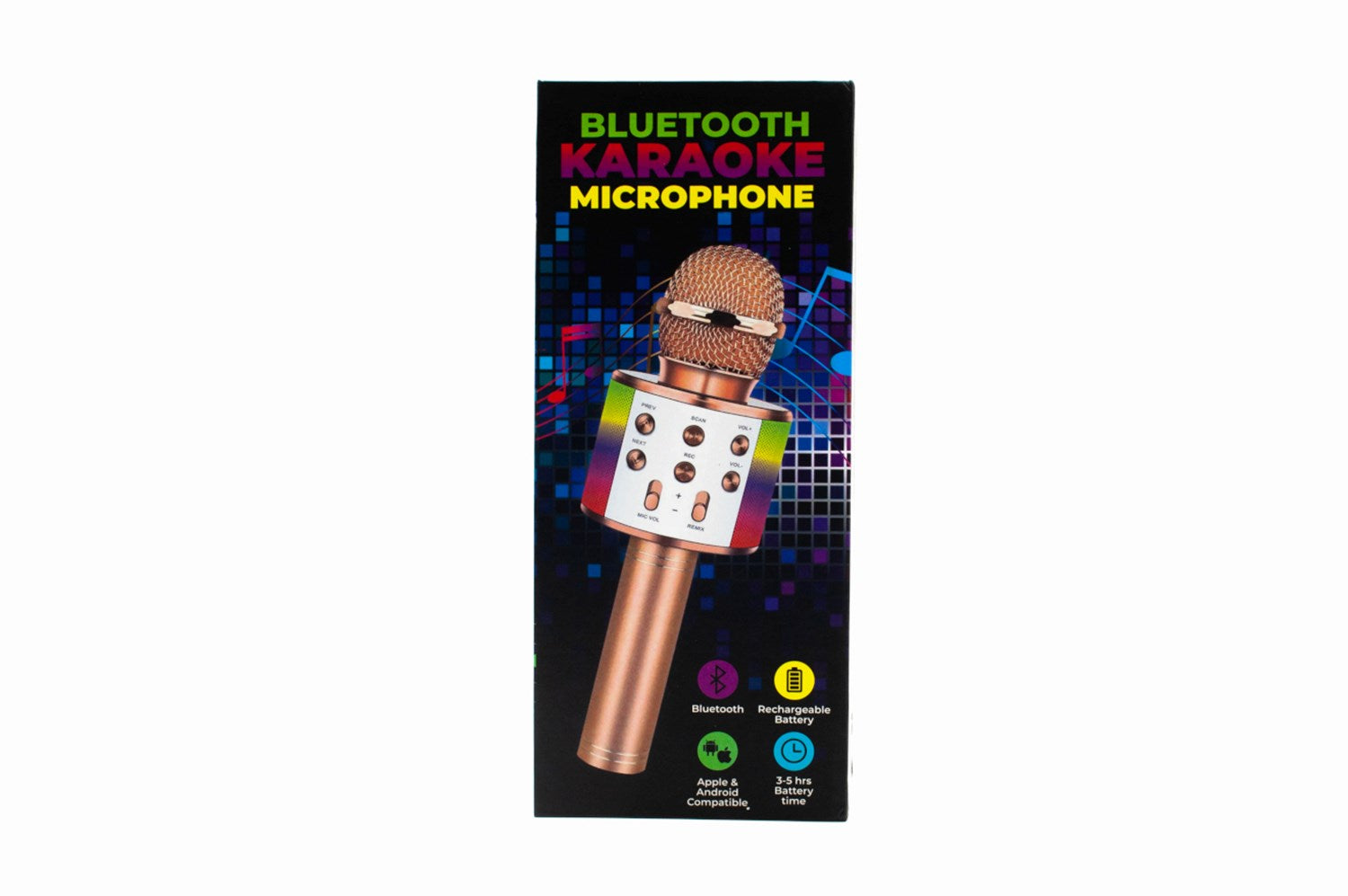 Wireless Karaoke Microphone (with LED lights)
