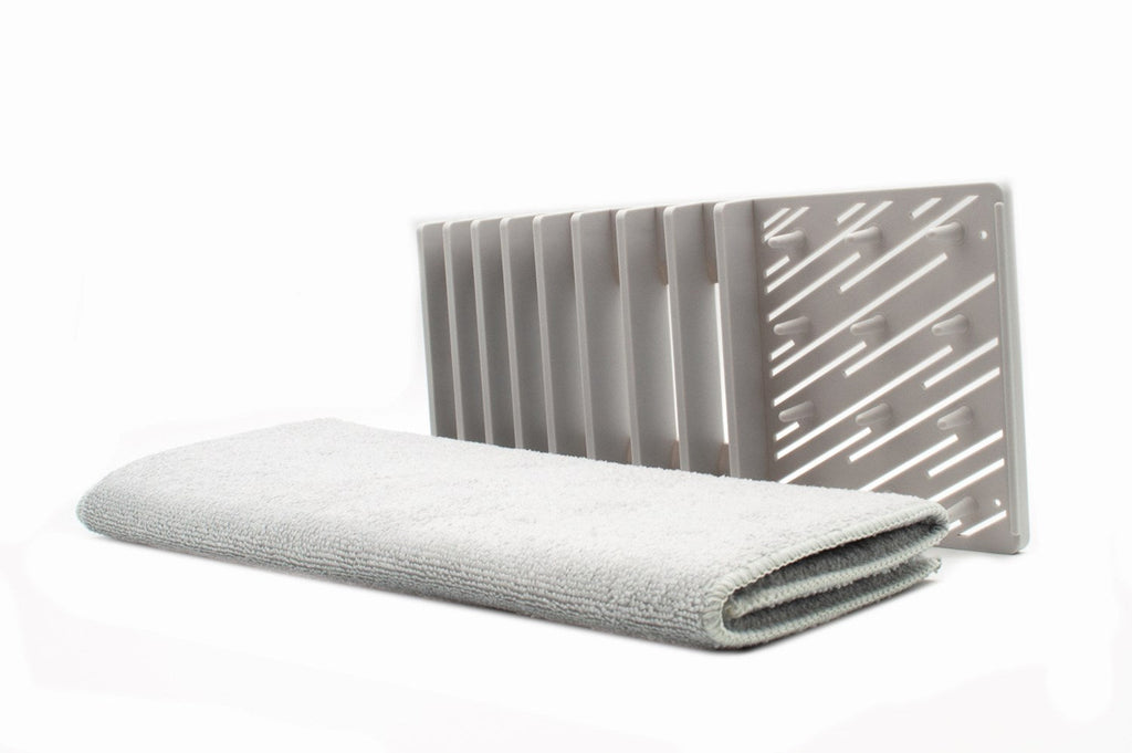 Combined Dish Rack and Drying Mat