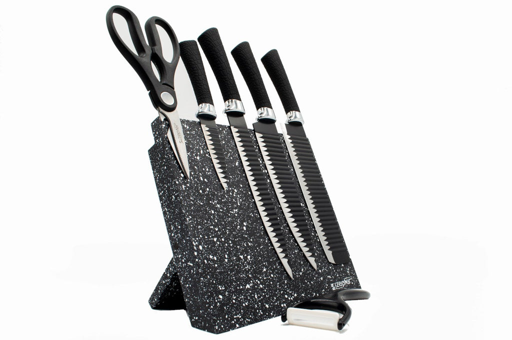 6pc Knife Set with Magnetic Holder🔥🔥last 10 units 🔥🔥