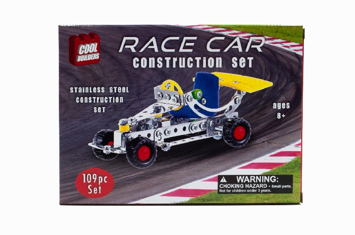 Construction 3-Set Race Car, Heli, Dozer