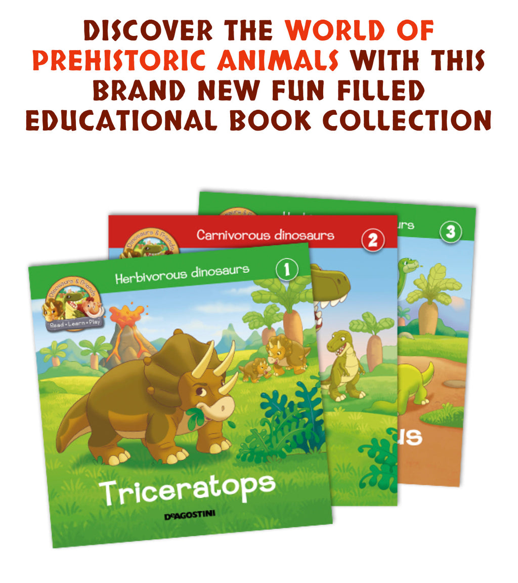 Dinosaur and book set  value lot