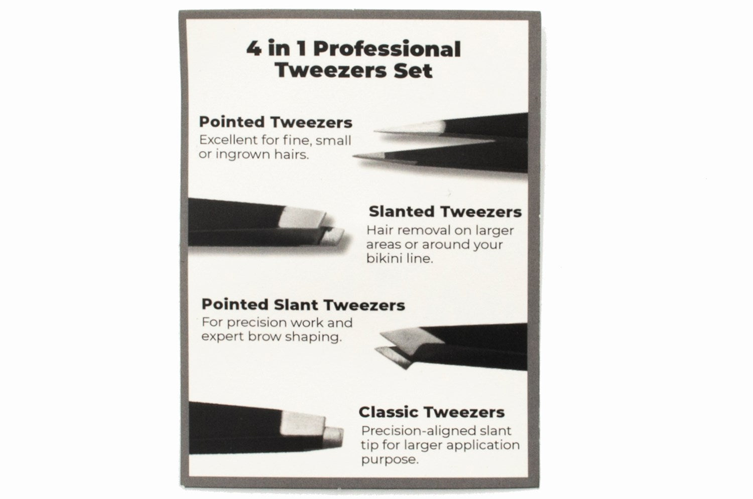 Professional Eyebrow Tweezer Set