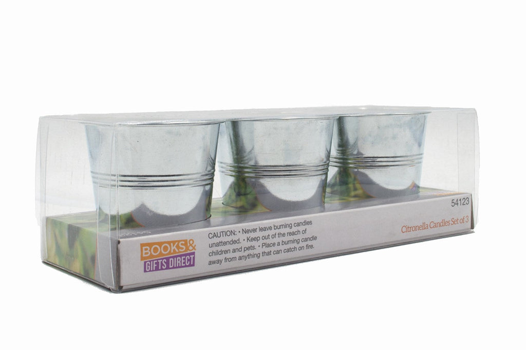 Citronella Candles Set of 3