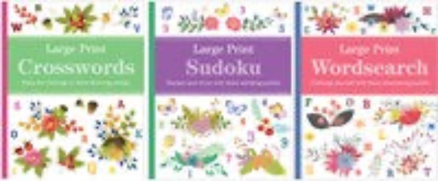 Crossword Sudoku Wordsearch Set 3