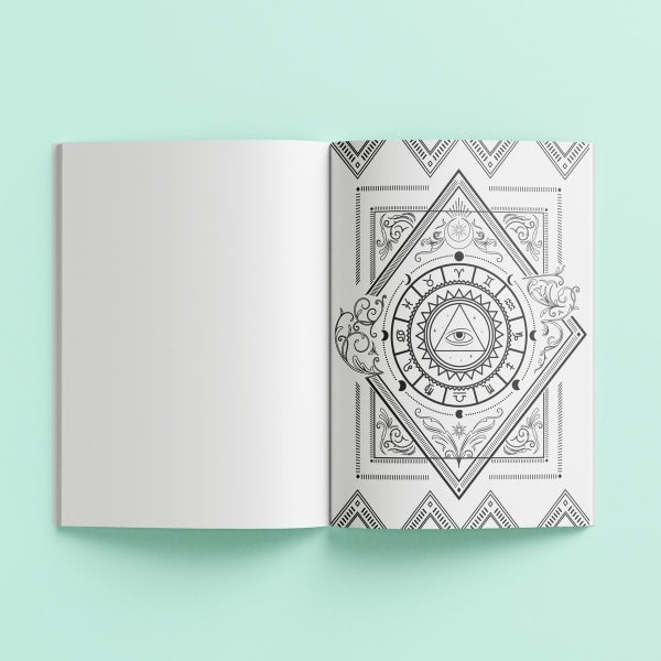 Art Maker Tarot Colouring Book