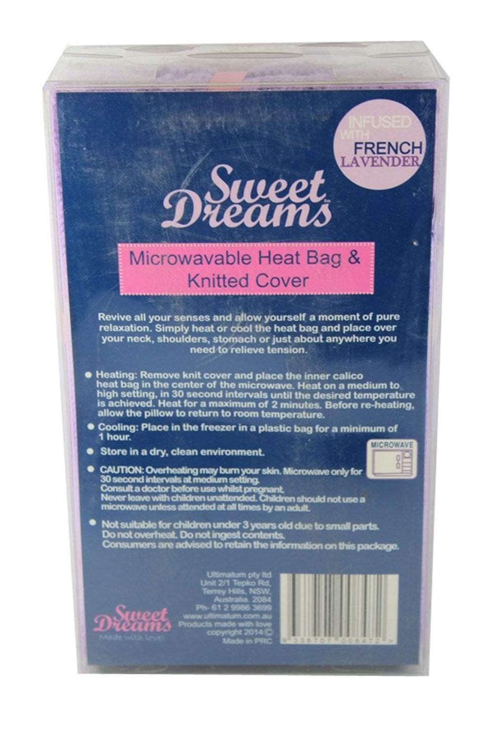Sweet Dreams Knitted Heat Bag Pink