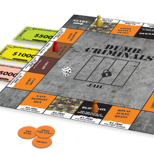 University Games Dumb Criminals Board Game