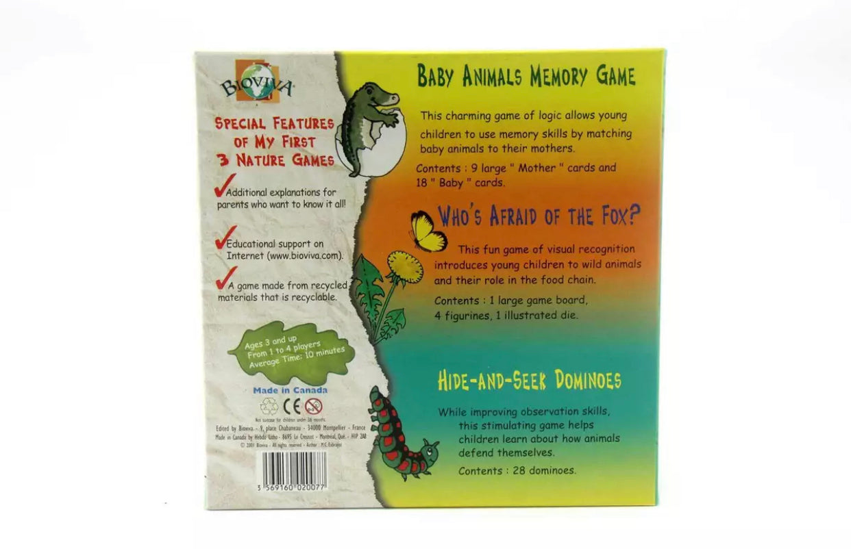 My first 3 nature games