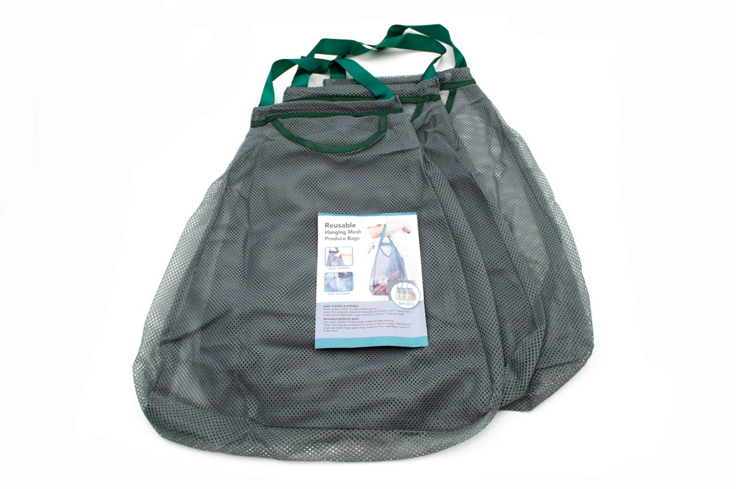 Reusable Hanging Mesh Produce Bags Set of 3