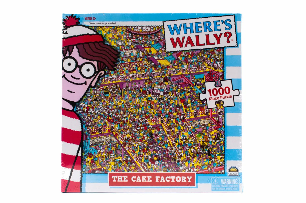 WHERES WALLY JIGSAW PUZZLE - CAKE FACTORY - 1000 PCS