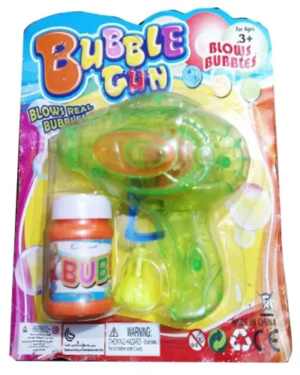Bubble Gun with bubble liquid