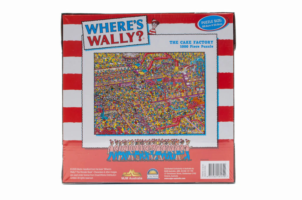 WHERES WALLY JIGSAW PUZZLE - CAKE FACTORY - 1000 PCS