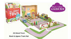 Start Little Learn Big, All About Town Book & Jigsaw Track Set