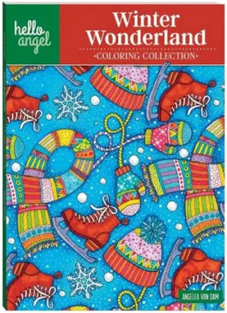 Hello Angel Winter Wonderland Coloring Collection